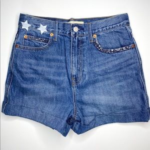 GAP Super High Rise Star Shorts